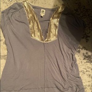 Super pretty top from Anthropologie